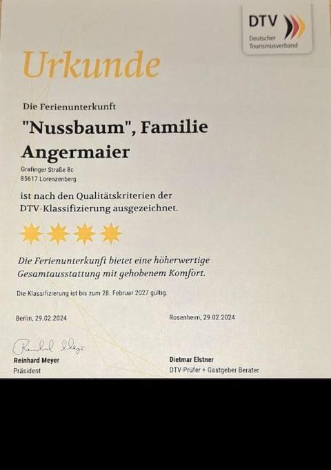 Ferienwohnung Nussbaum Bayerisches Voralpenland Lorenzenberg Zewnętrze zdjęcie